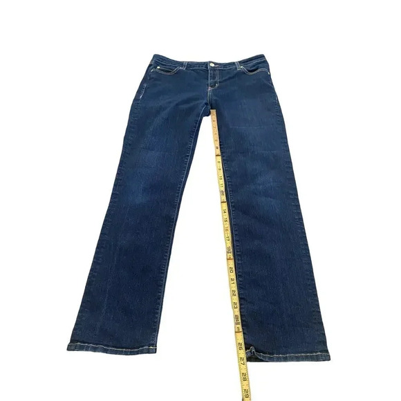 Kate Spade Play Hooky Blue 5-Pockets Design Straight-Leg Jeans Size 31 - Picture 1 of 6